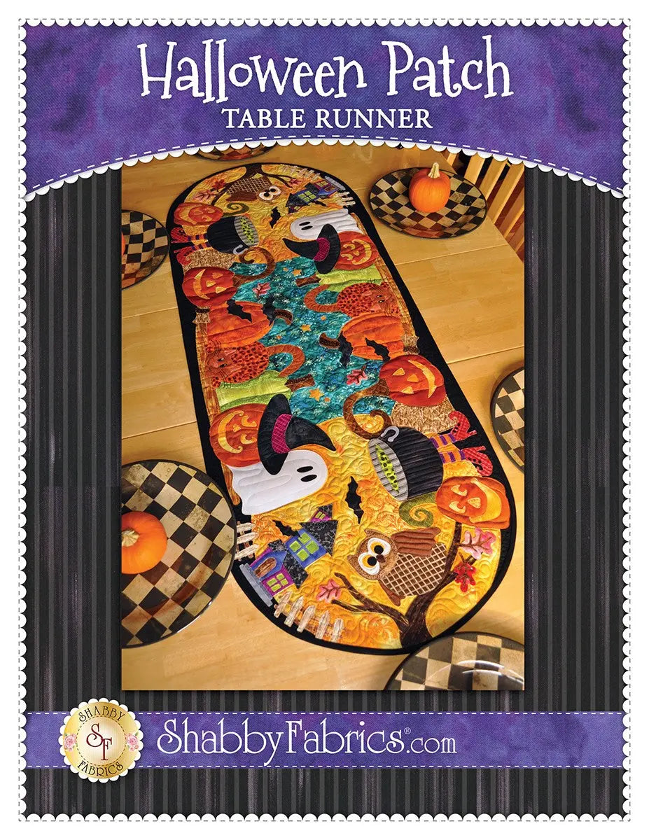 Halloween Patch Table Runner - Linda's Electric Quilters