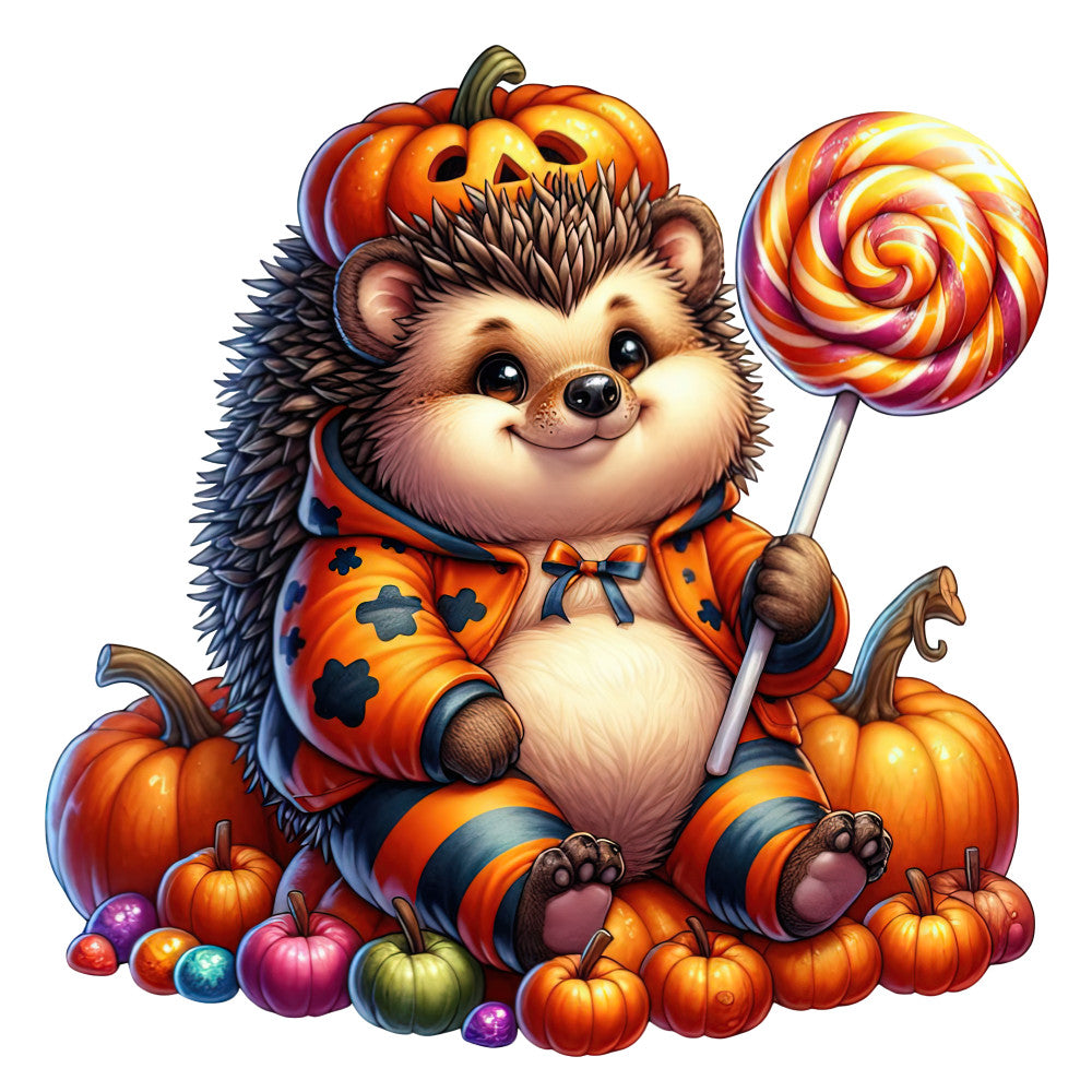 Halloween Wonder Animals Fabric Panel 132 - quilting cotton panel - Linda's Electric Quilters