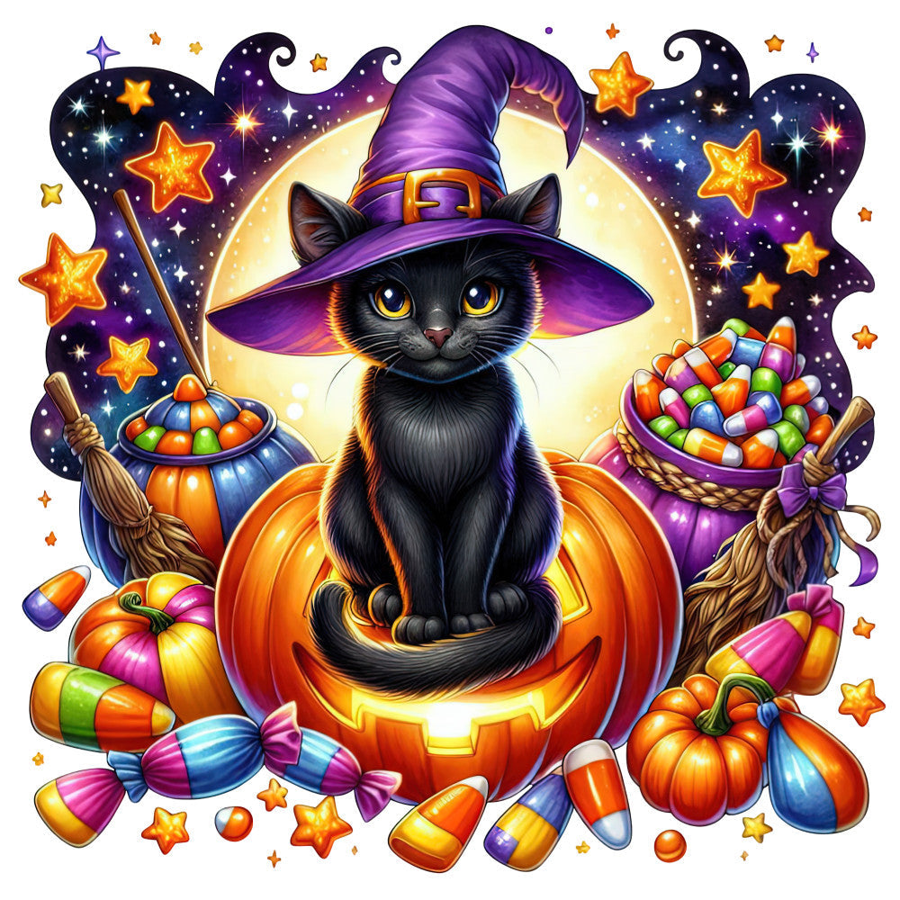 Halloween Wonder Animals Fabric Panel 71