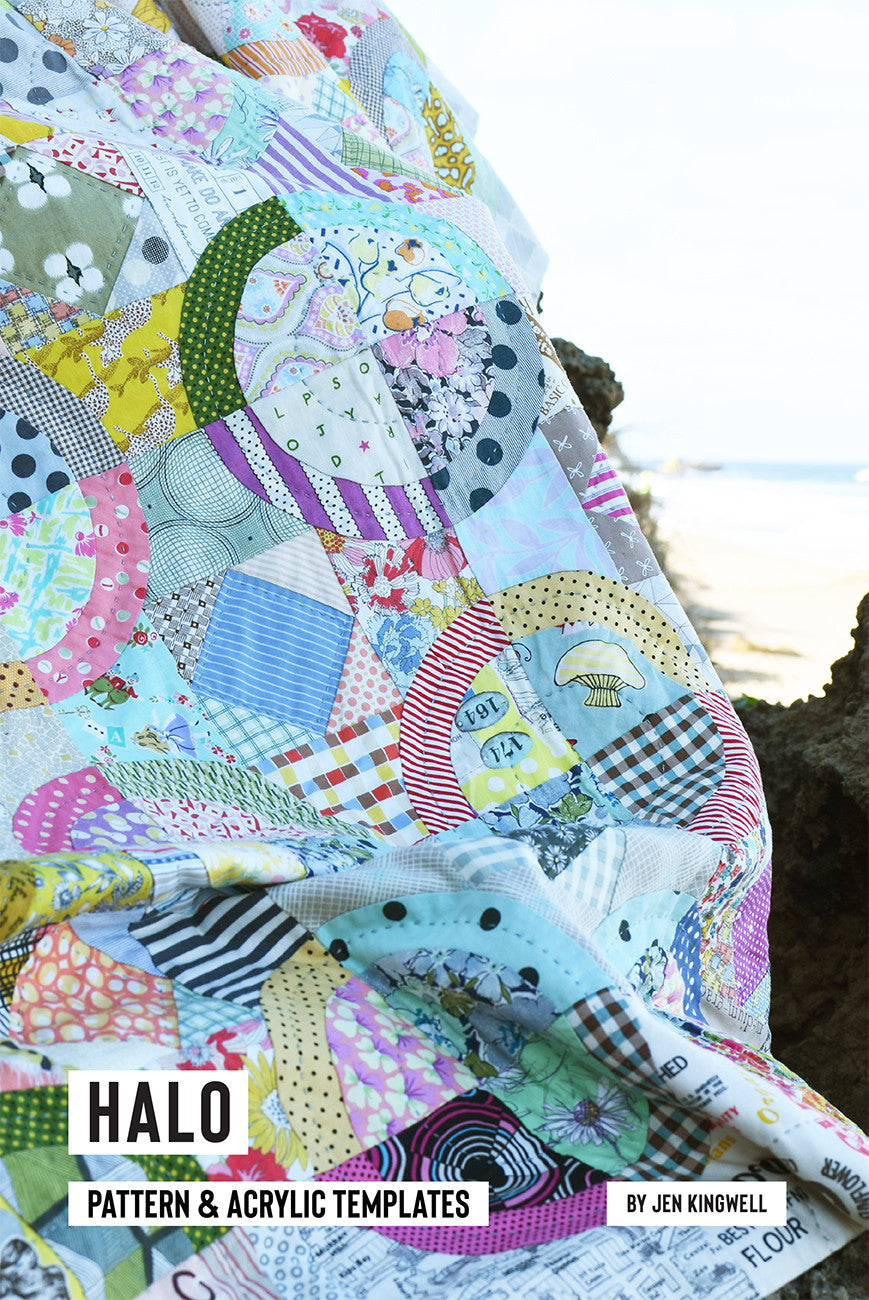 Halo Pattern and Acrylic Template by Jen Kingwell