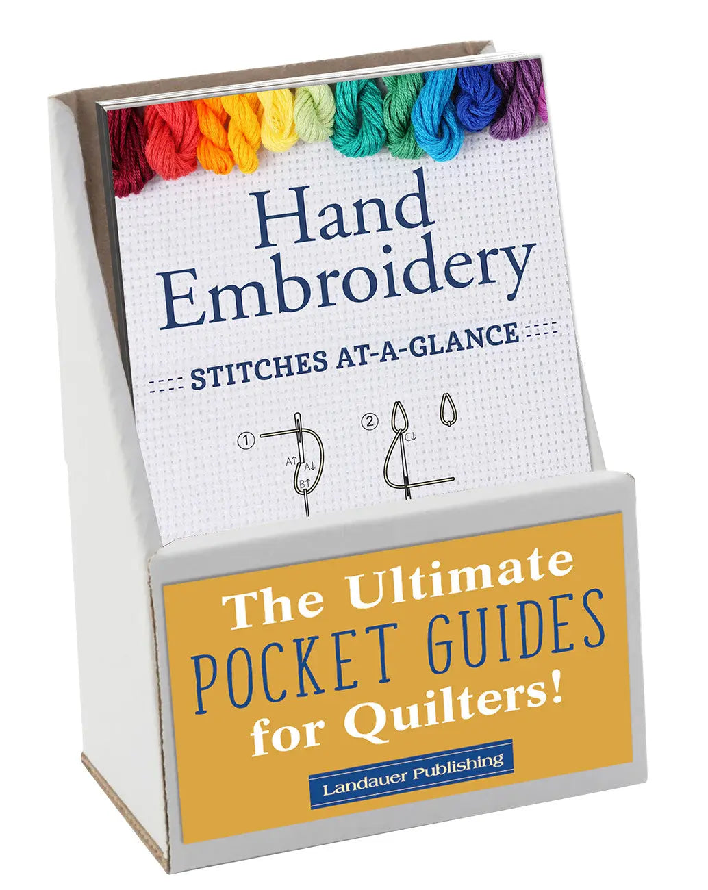 Hand Embroidery Stitches At-A-Glance Pocket Guide Displays - Linda's Electric Quilters
