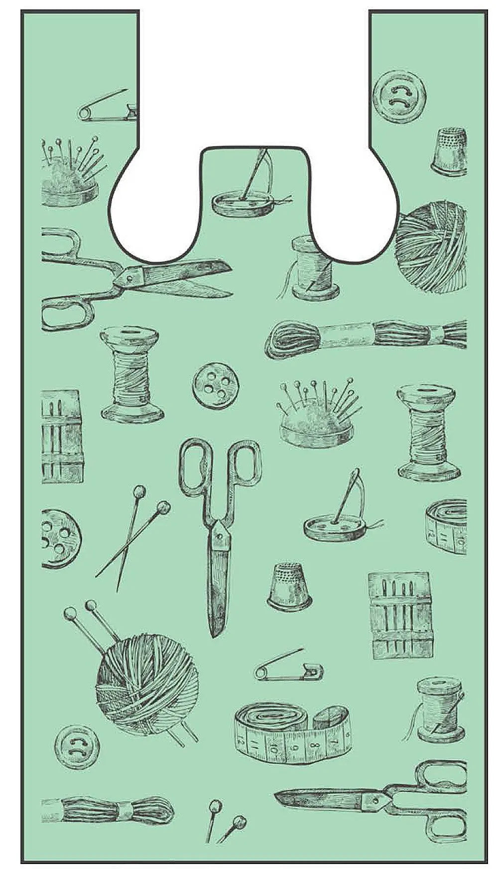 Hand Quilting Plastic Bag 1000ct 12in x 7in x 22in - Linda's Electric Quilters