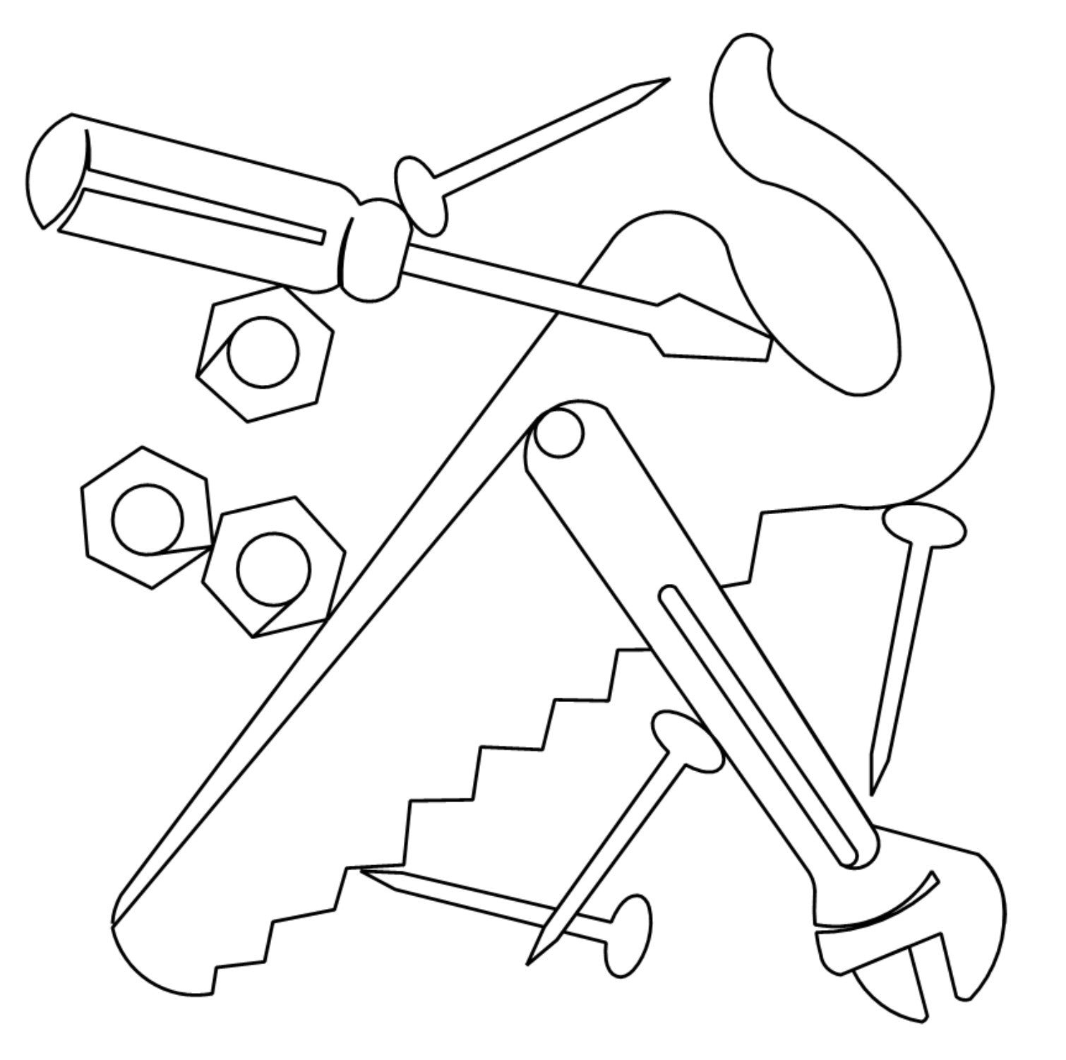 Handyman Tools Digital E2E Wildflower Quilting Pantograph Close Up
