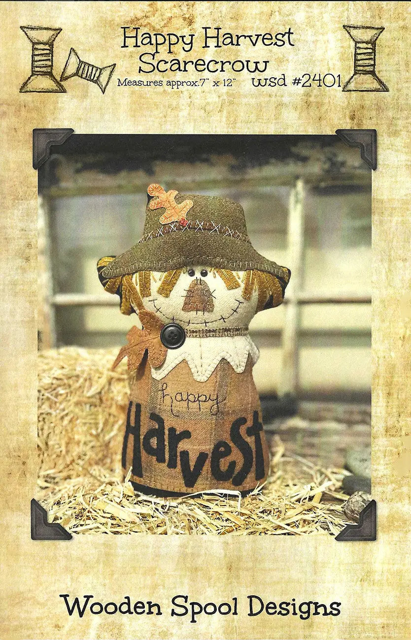 Happy Harvest Scarecrow - Linda's Electric Quilters