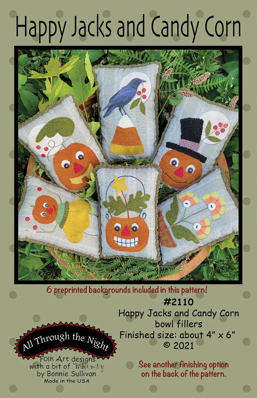 Happy Jacks and Candy Corn Bowl Fillers - Linda's Electric Quilters