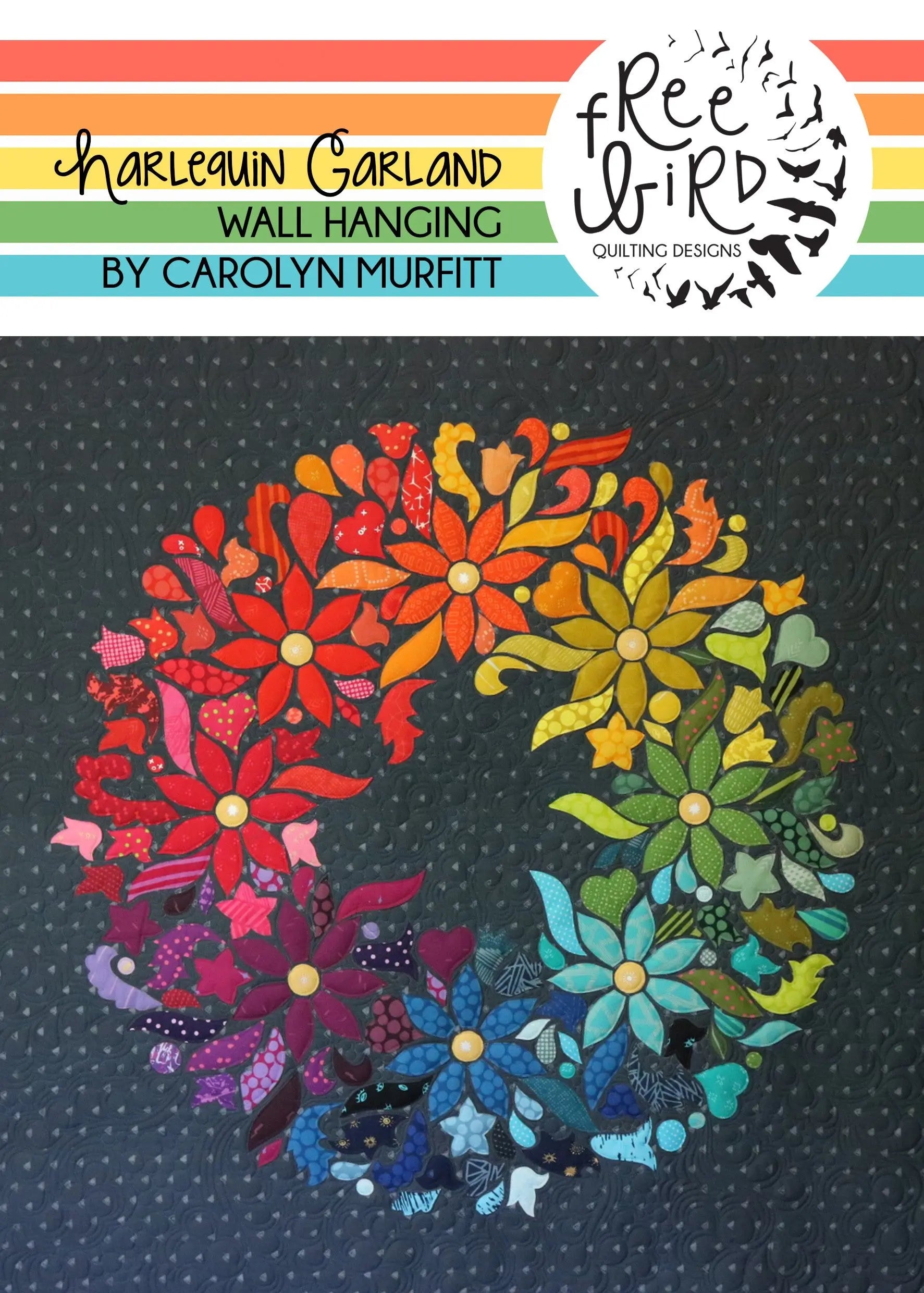 Harlequin Garland Template Set - Linda's Electric Quilters