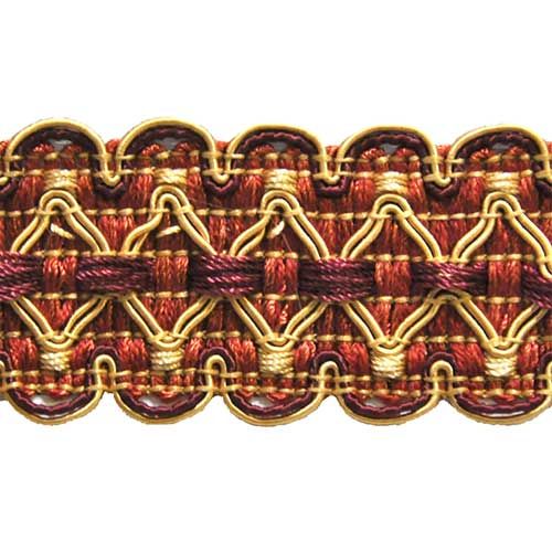 Harmony - 1 1/2" width Braided Trim (25 Yard Roll) - BR-759-06-18