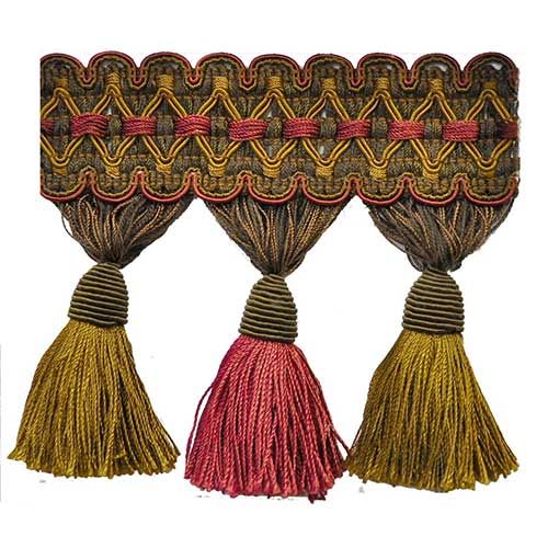 Harmony - 4" length TASSEL FRINGE (25 Yard Roll) - BF-127-18-16