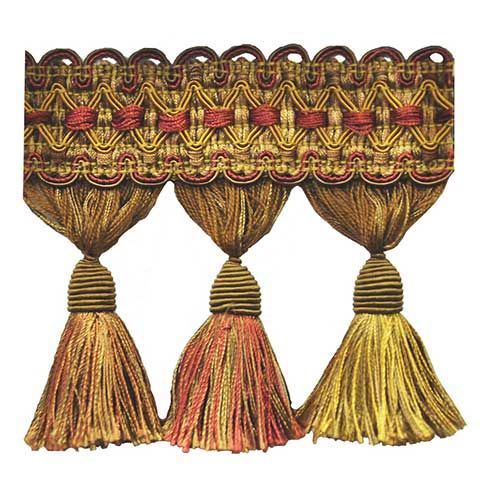 Harmony - 4" length TASSEL FRINGE (25 Yard Roll) - BF-127-81-17