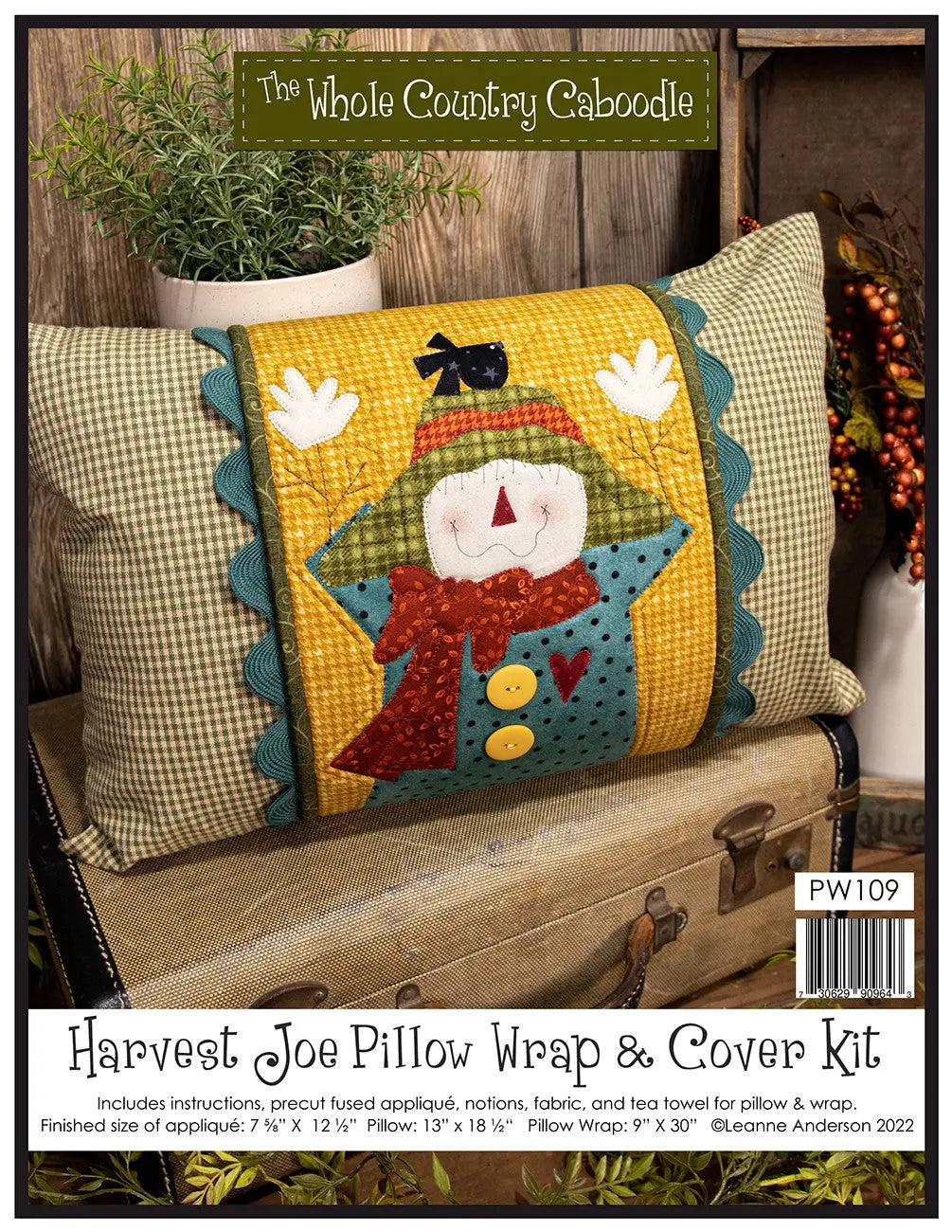 Harvest Joe Pillow Wrap & Cover Kit - Linda's Electric Quilters