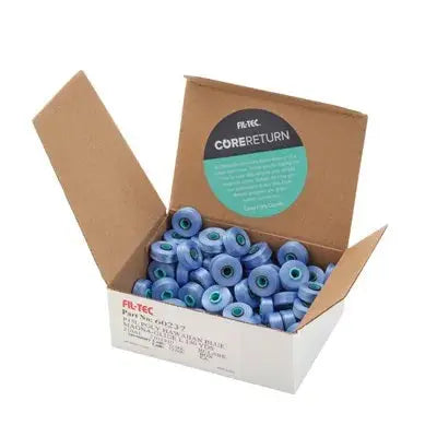 Hawaiian Blue Magna-Glide Classic #60 Bobbin Box (Case of 72) - Linda's Electric Quilters