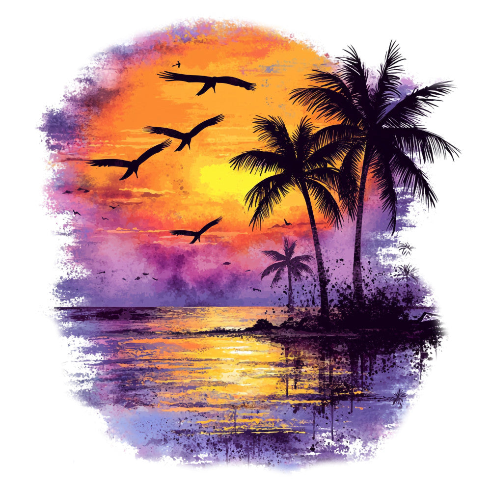 Hawaiian Paradise Fabric Panel 21