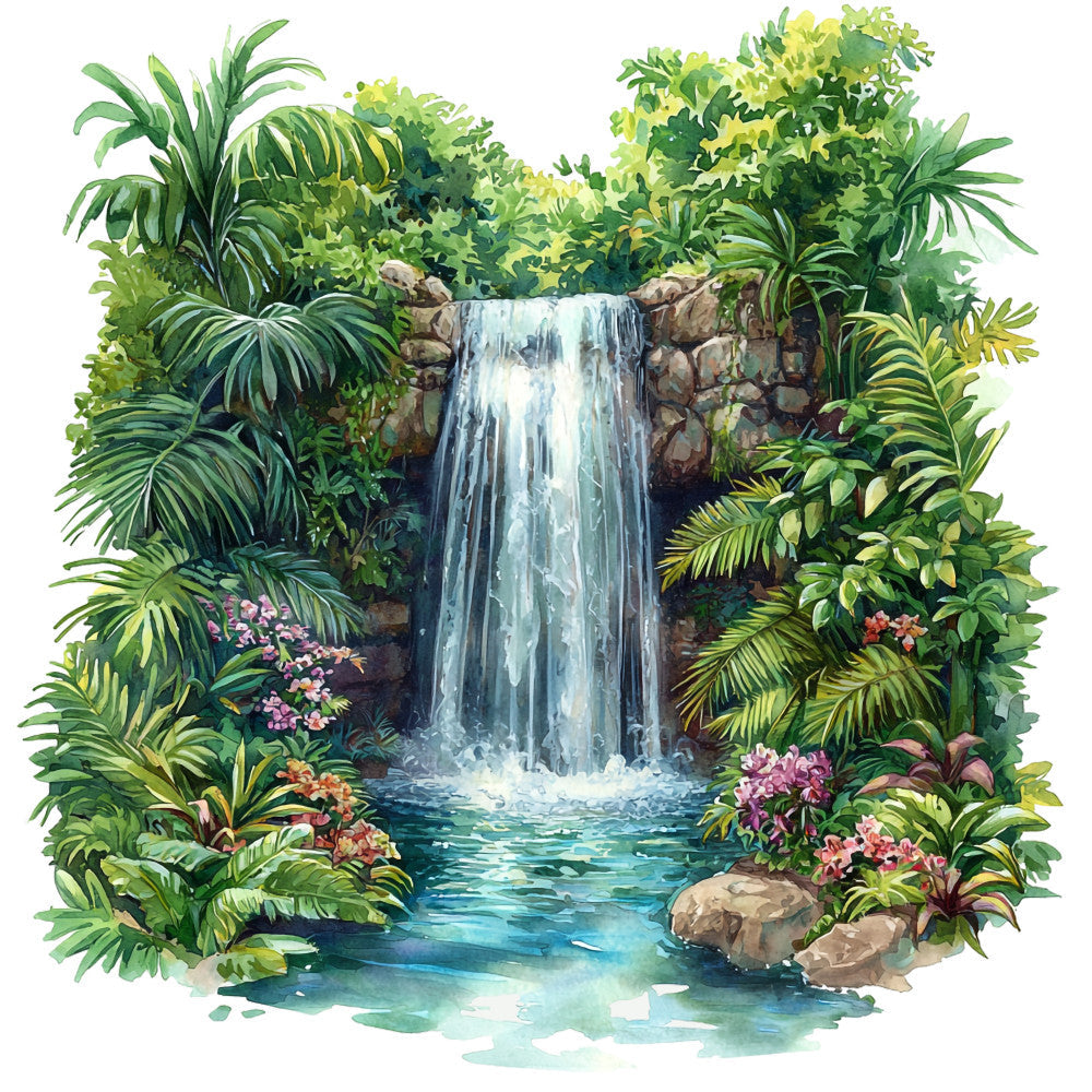 Hawaiian Paradise Fabric Panel 25