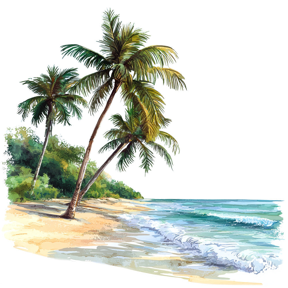 Hawaiian Paradise Fabric Panel 39