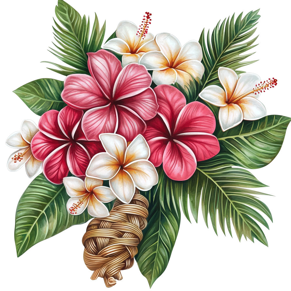 Hawaiian Paradise Fabric Panel 40