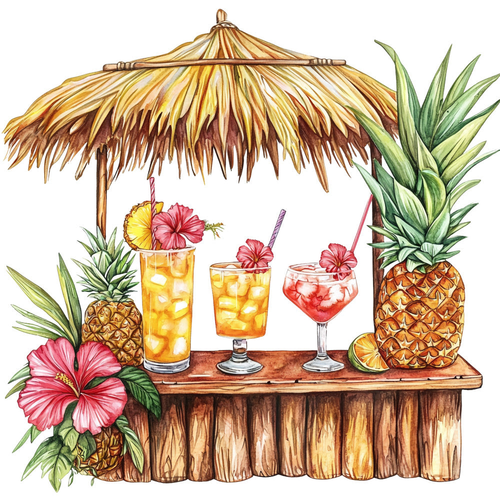 Hawaiian Paradise Fabric Panel 7