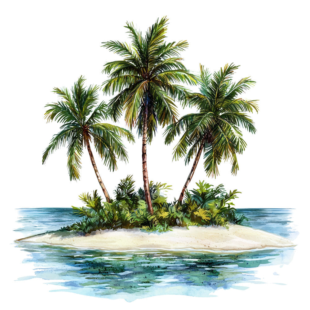 Hawaiian Paradise Fabric Panel 9