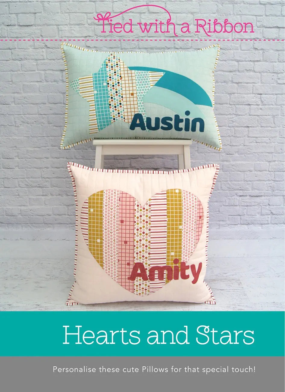 Hearts & Stars Pillow Set Checker Distributor