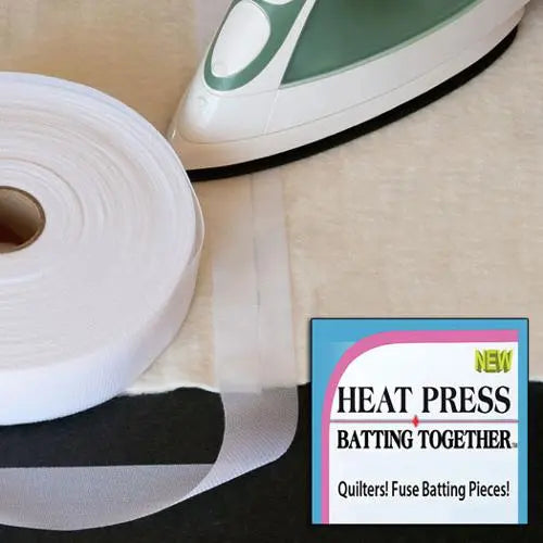 Heat Press Batting 1.5"x 100 Yards Cloth Tape Moda Fabrics & Supplies