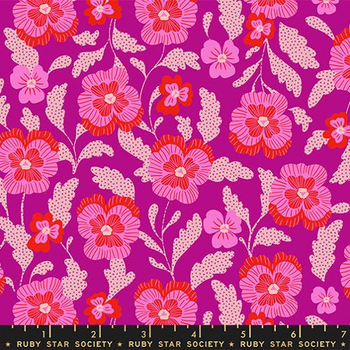 Hello Alice Berry Florals Novelty Cotton 43"/44" Fabric Per Yard