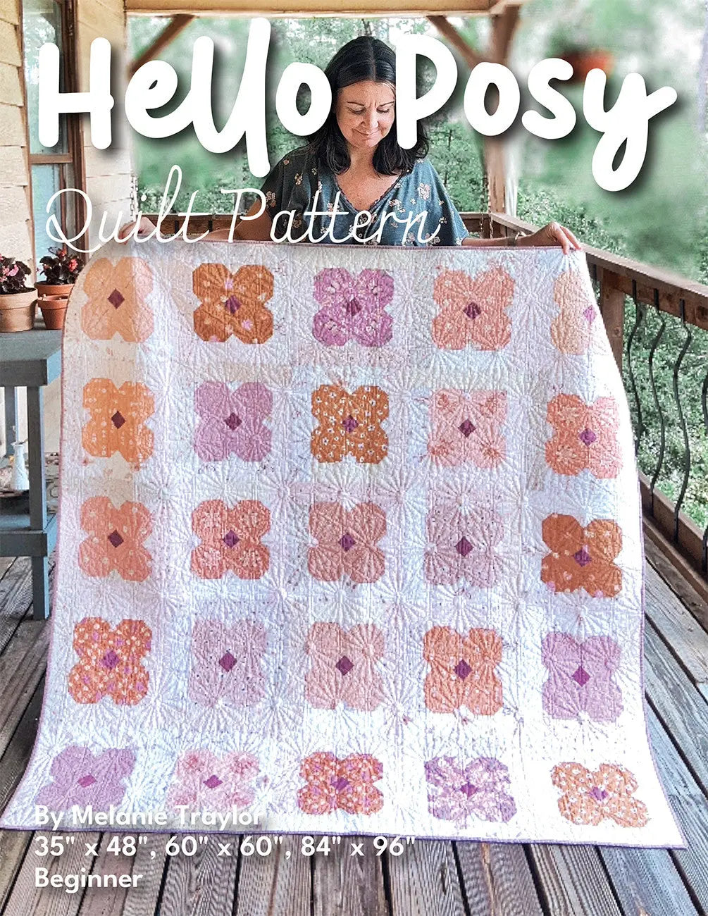 Hello Posy Quilt Pattern - Linda's Electric Quilters
