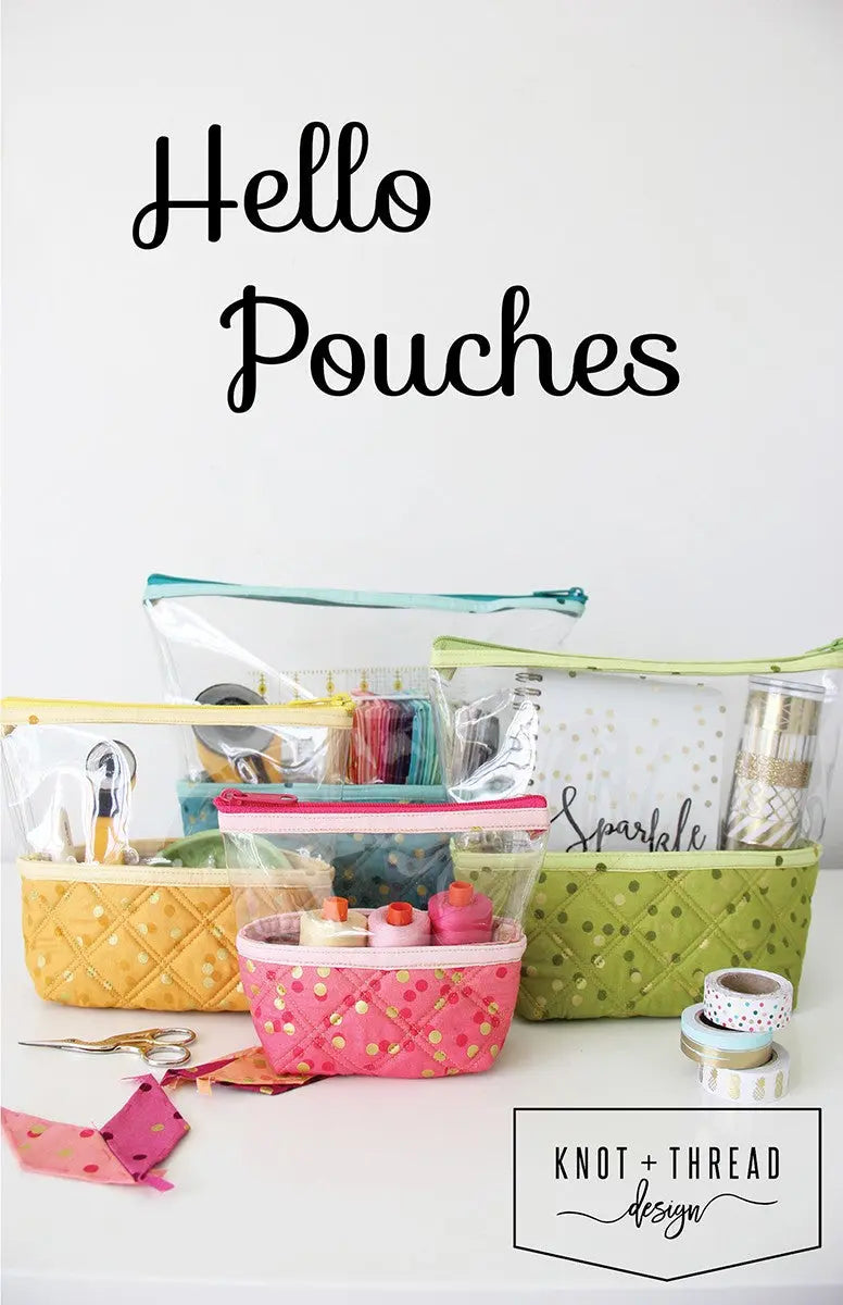 Hello Pouches - Linda's Electric Quilters