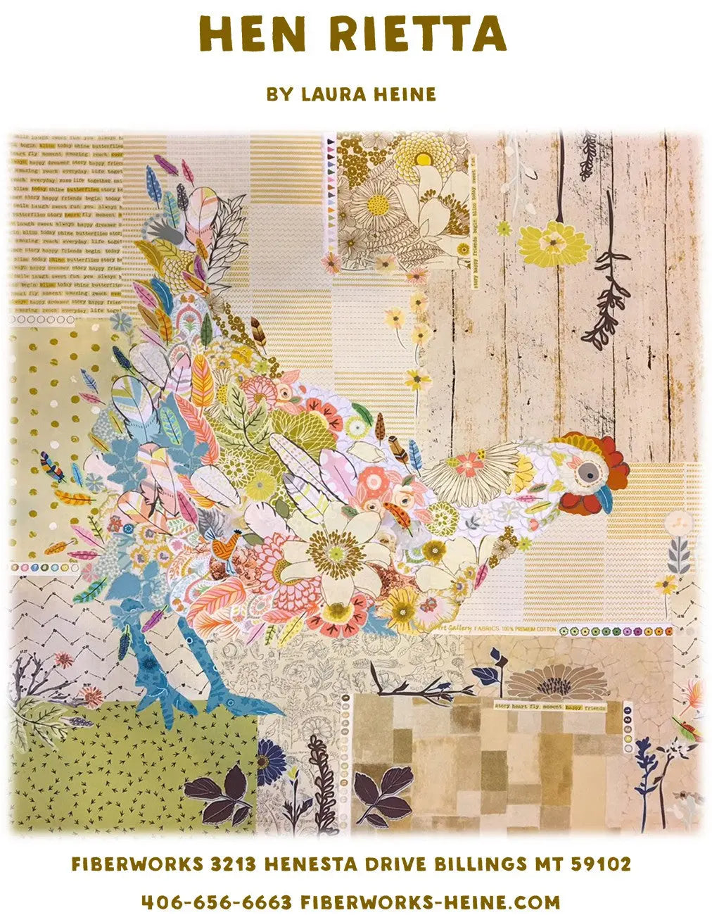 Hen Rietta Collage - Linda's Electric Quilters