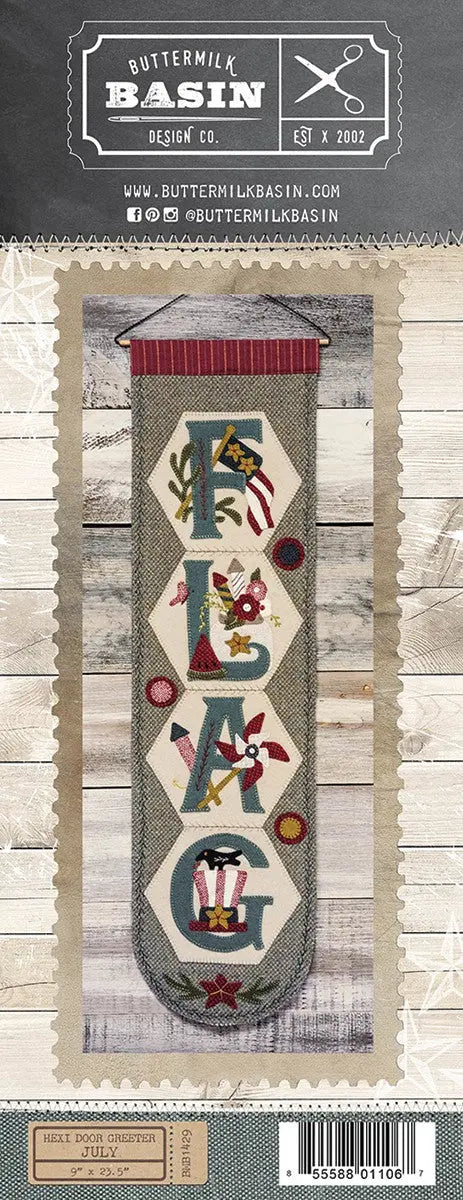 Hexi Door Greeter - July Checker Distributor