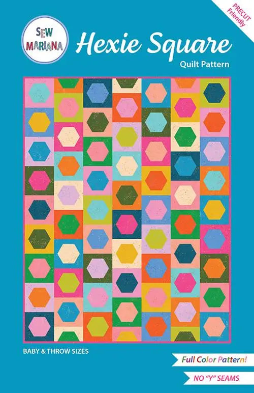 Hexie Square Quilt Pattern by Sew Mariana - Linda's Electric Quilters