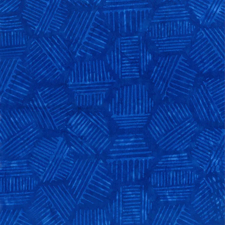Hexies Denim Blue 81700-48 Cotton 44"/45" Fabric Per Yard Northcott
