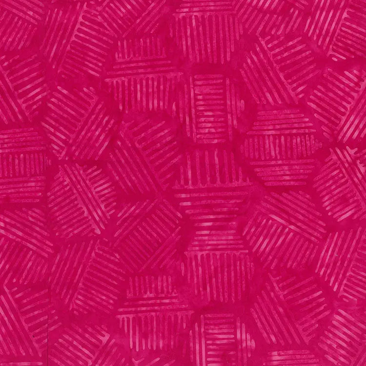 Hexies Pink Punch 81700-28 Cotton 44"/45" Fabric Per Yard Northcott