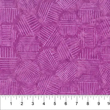 Hexies Purple Currant 81700-84 Cotton 44"/45" Fabric Per Yard Northcott