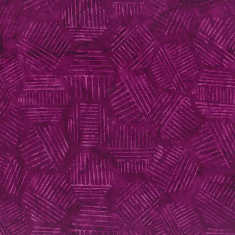 Hexies Purple Pansy 81700-85 Cotton 44"/45" Fabric Per Yard Northcott