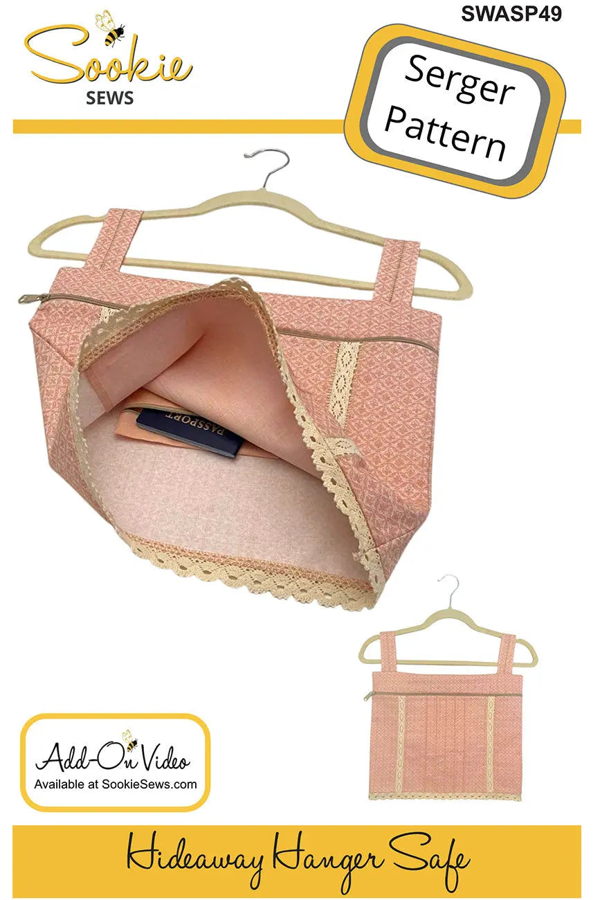 Hideaway Hanger Safer Serger Pattern - Linda's Electric Quilters