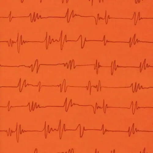 High Gear - Wavelengths - Orange 44" / 45" Fabric Per Yard The Fabric Company