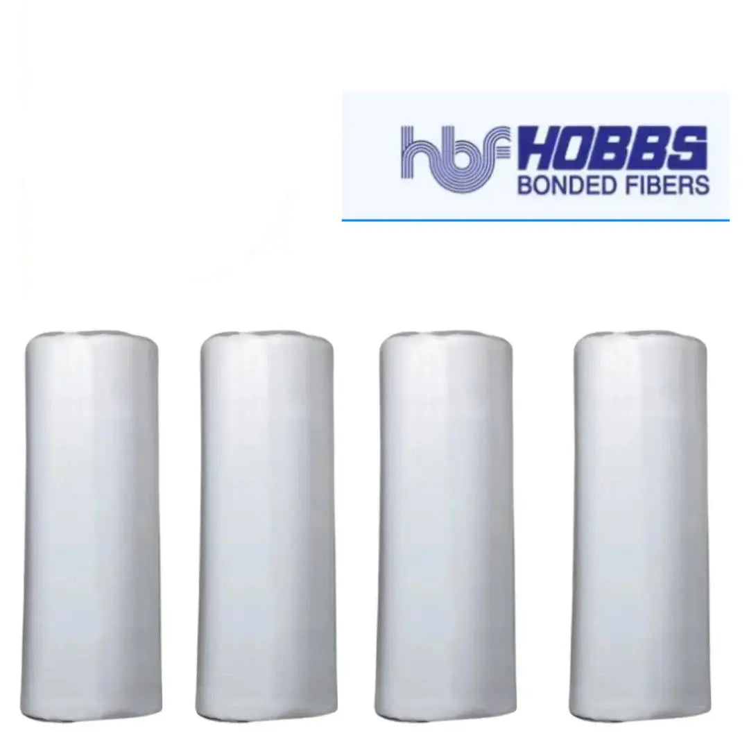 Hobbs Polyester 9oz 96" Wide Quilt Batting Roll - Bundle of 4 - Linda's Electric Quilters