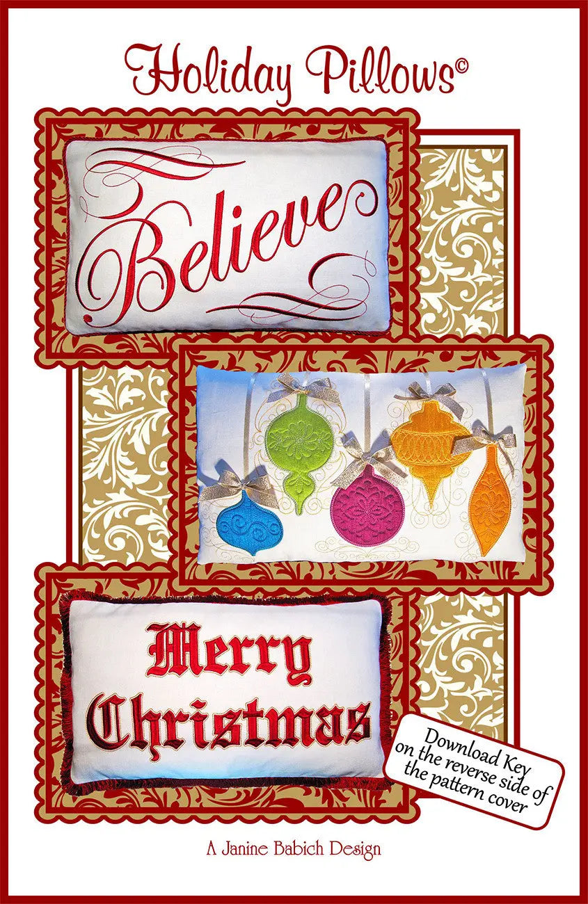 Holiday Pillows - Linda's Electric Quilters