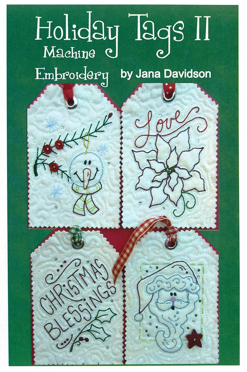 Holiday Tags II Machine Embroidery Checker Distributor
