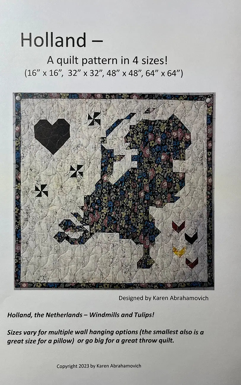 Holland Quilt Pattern - Linda's Electric Quilters