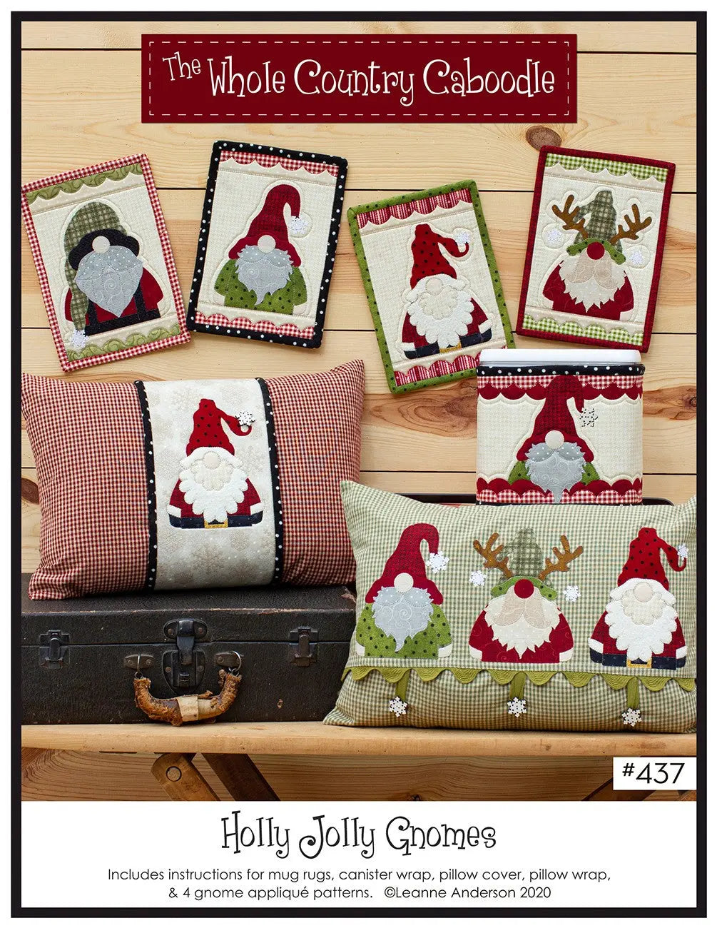 Holly Jolly Gnomes Pattern - Linda's Electric Quilters