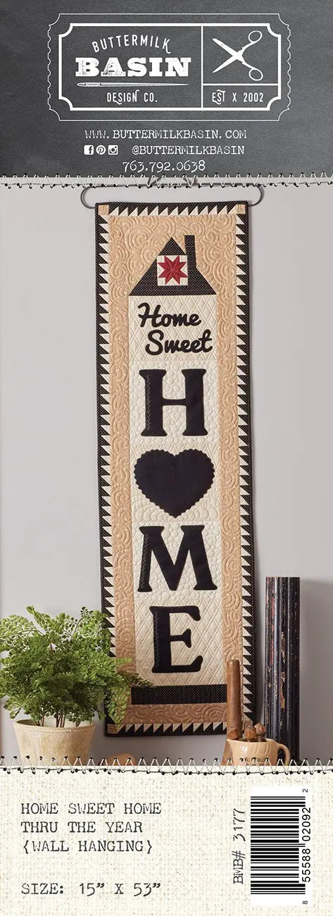 Home Sweet Home Thru the Year - Wall Hanging Checker Distributor