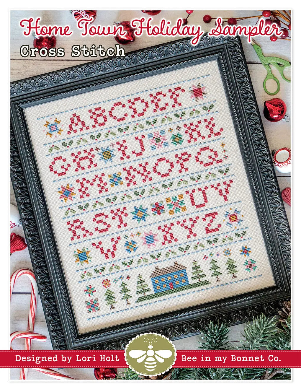 Home Town Holiday Sampler Cross Stitch Pattern - Linda's Electric Quilters