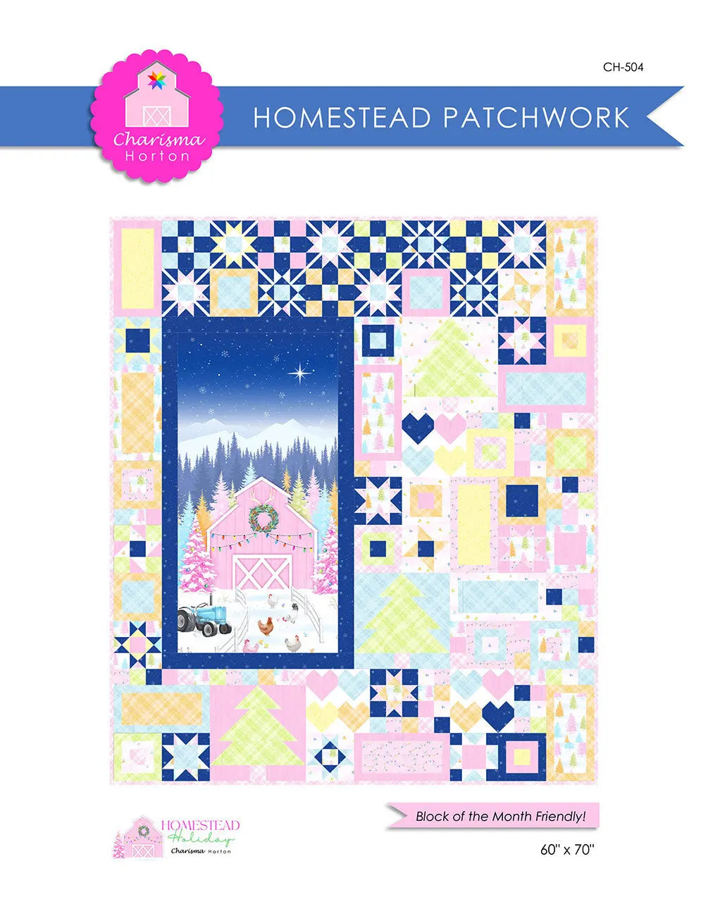 Homestead Patchwork Block of the Month - Linda's Electric Quilters