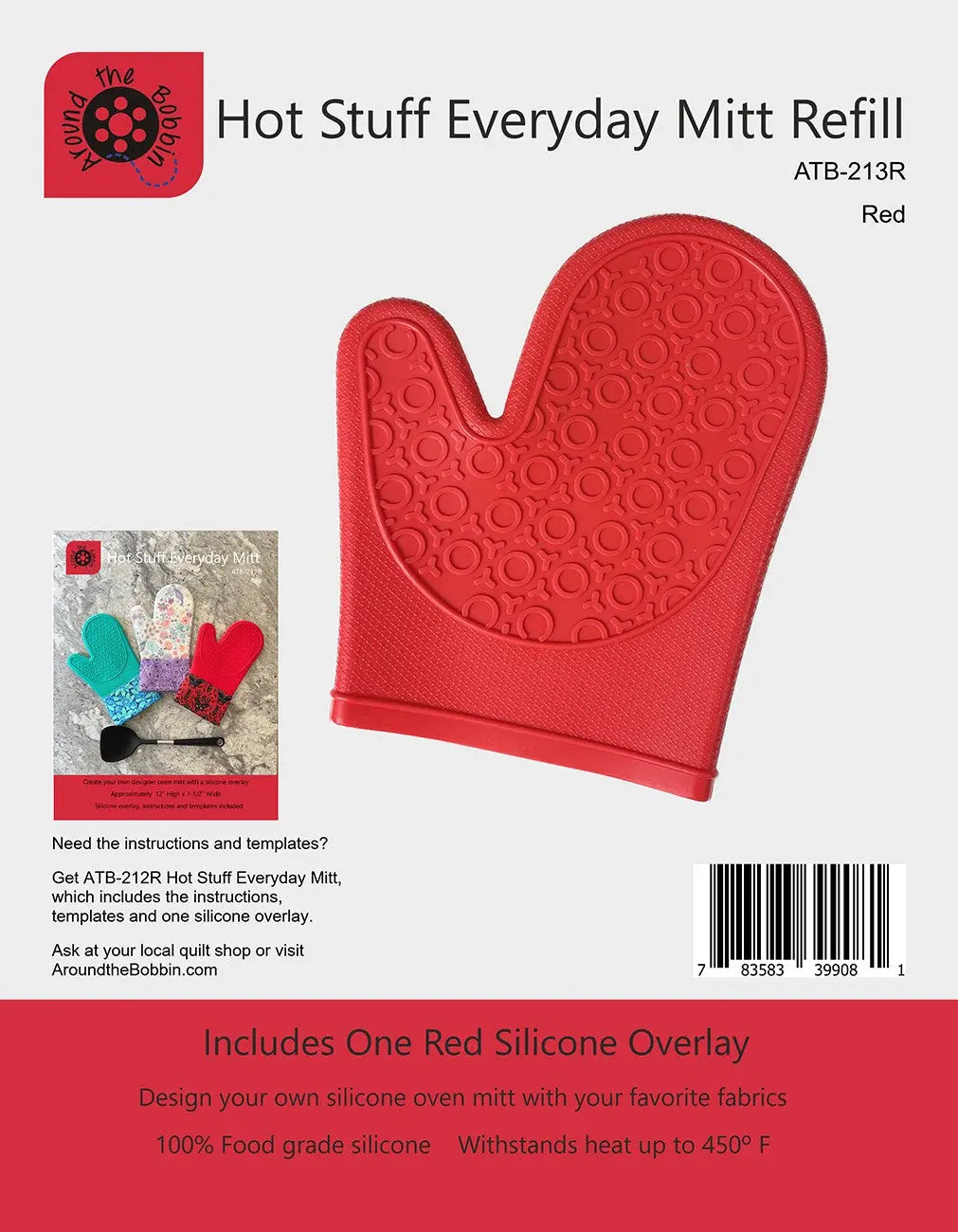 Hot Stuff Mitt Refill Red - Linda's Electric Quilters