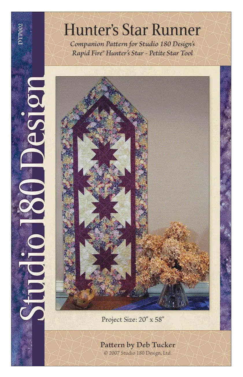 Hunter's Star Ptd Table Runner - Linda's Electric Quilters