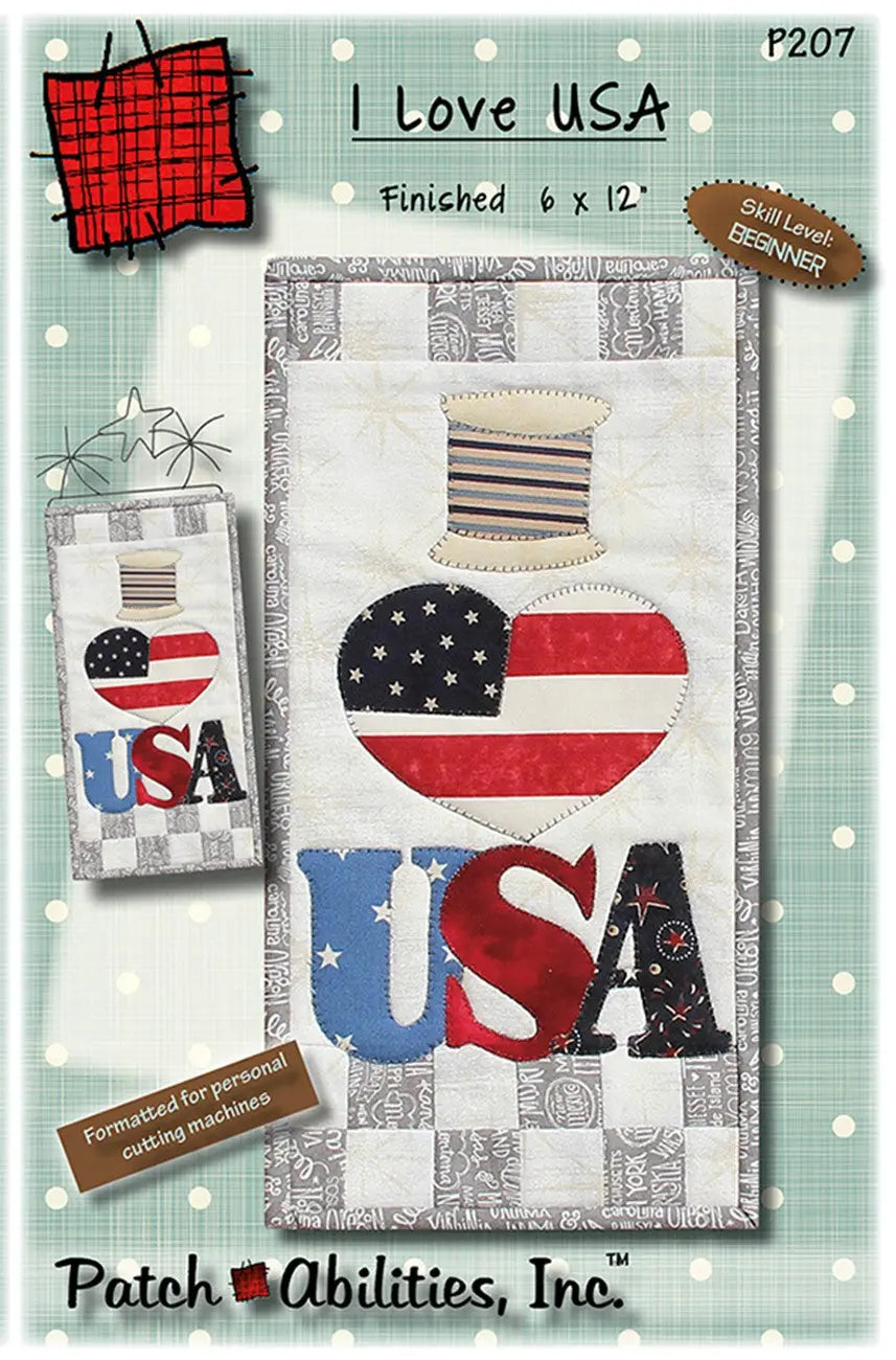 I Love USA - Linda's Electric Quilters