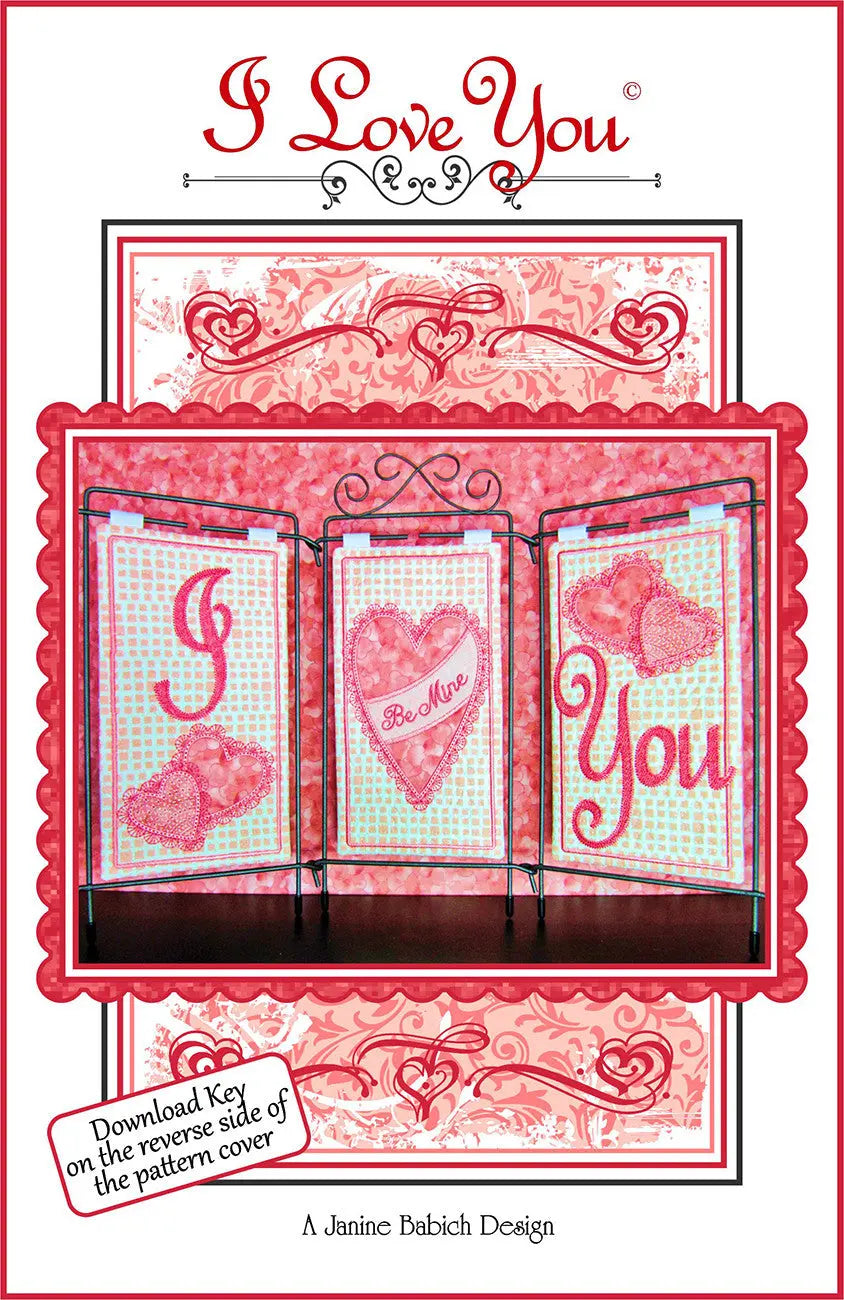 I Love You - Linda's Electric Quilters