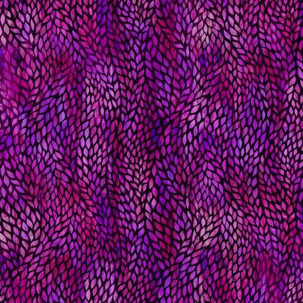 In The Beginning Fabrics Fabric Halcyon II Seeds Magenta Cotton 44"/45" Fabric Per Yard
