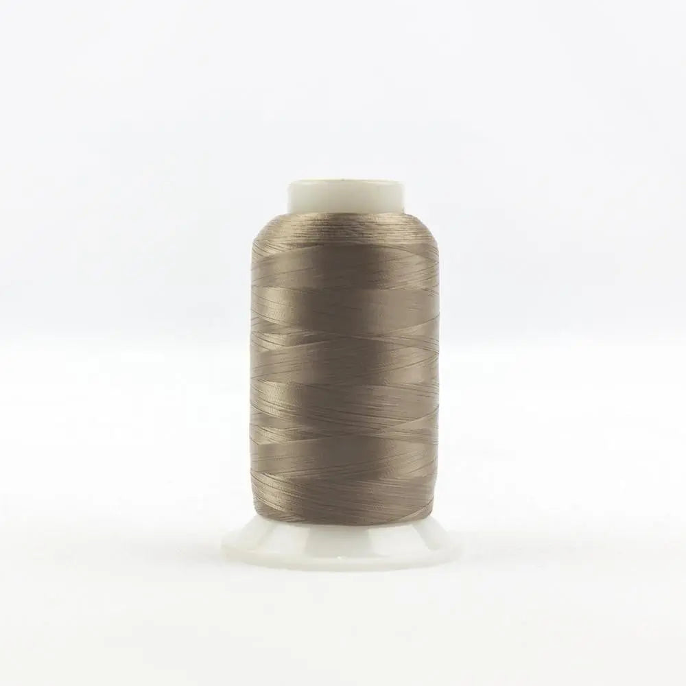 IF114 - InvisaFil™ 100wt Cottonized Polyester Brown Grey Thread WonderFil USA