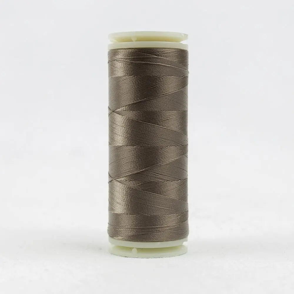 IF114 - InvisaFil™ 100wt Cottonized Polyester Brown Grey Thread WonderFil USA